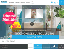Tablet Screenshot of espace-aubade.fr